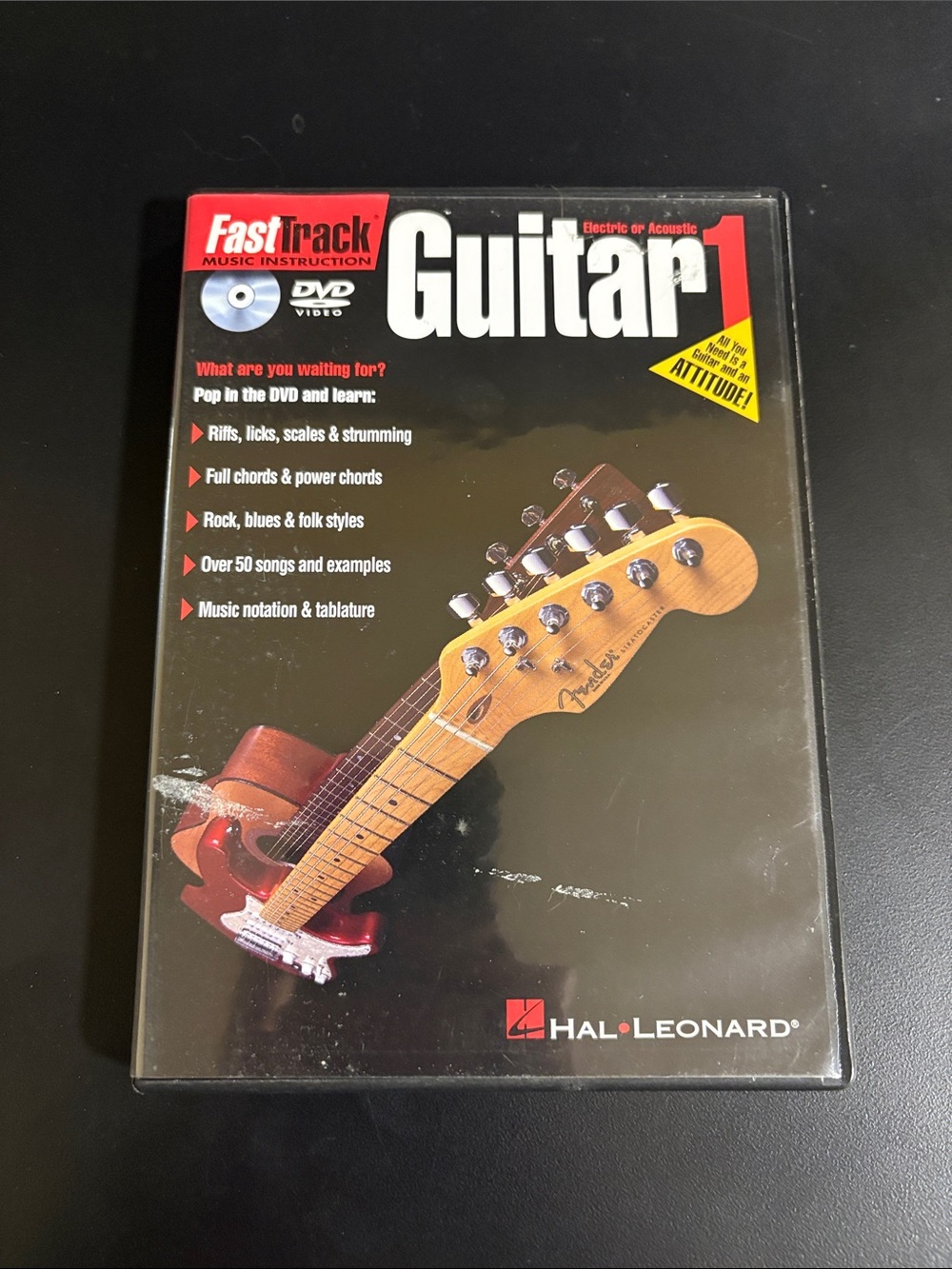 Hal Leonard FastTrack Guitar 1 Instructional DVD